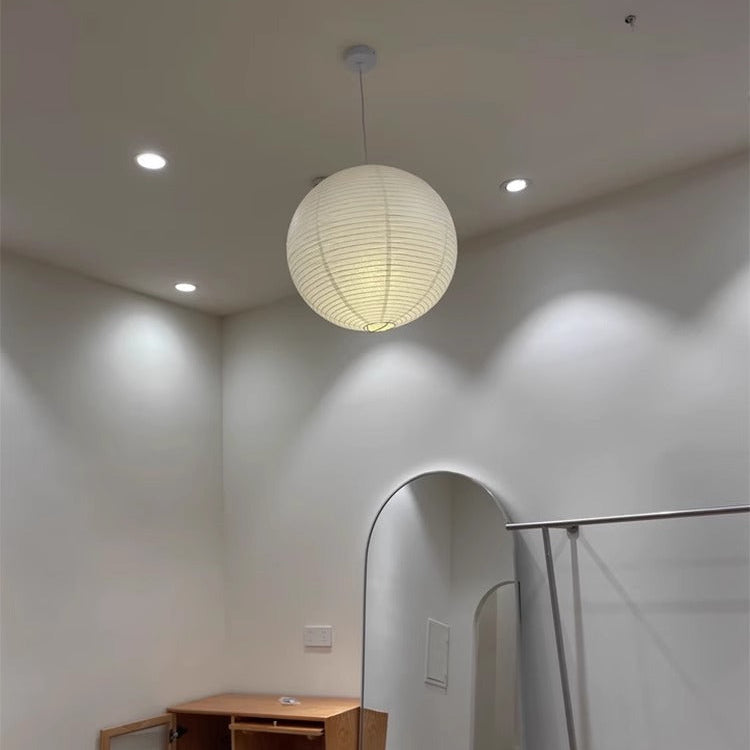 Wabi-Sabi Rijstpapieren Lantaarn Hanglamp