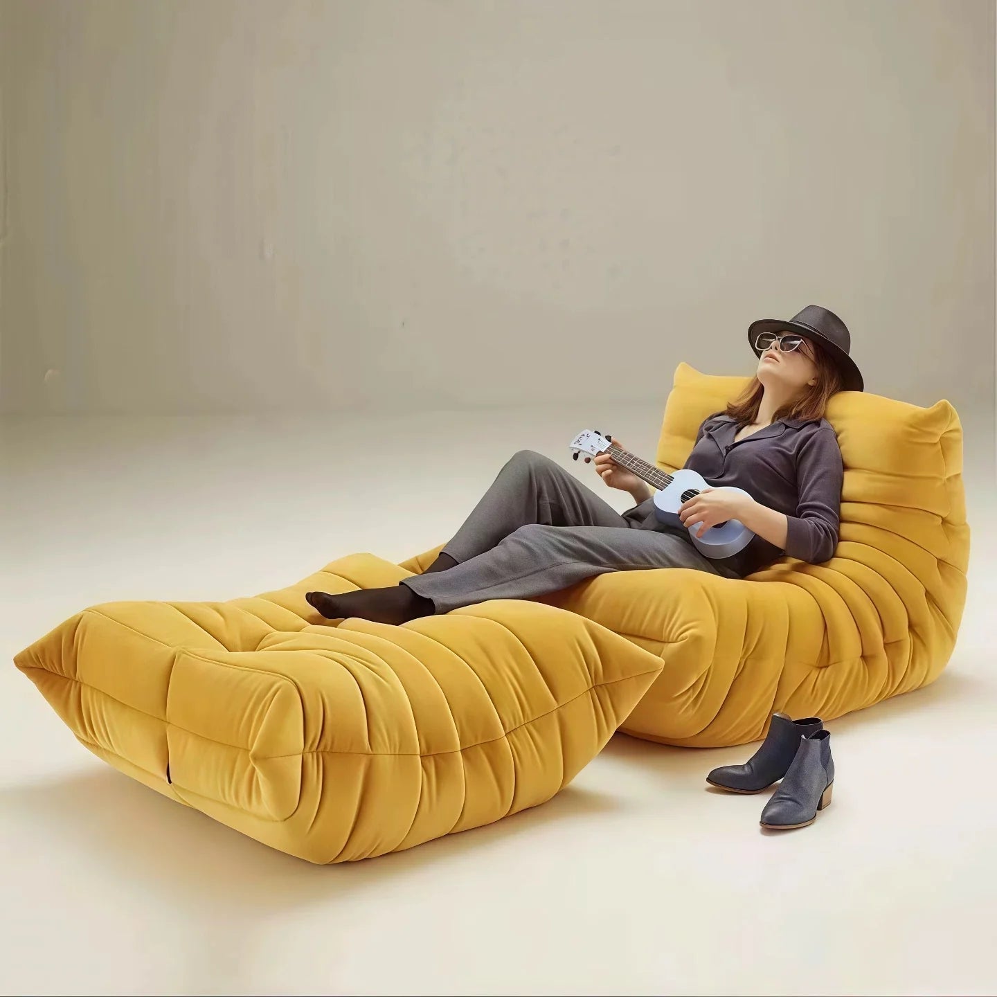 Sofa with Pedal Set