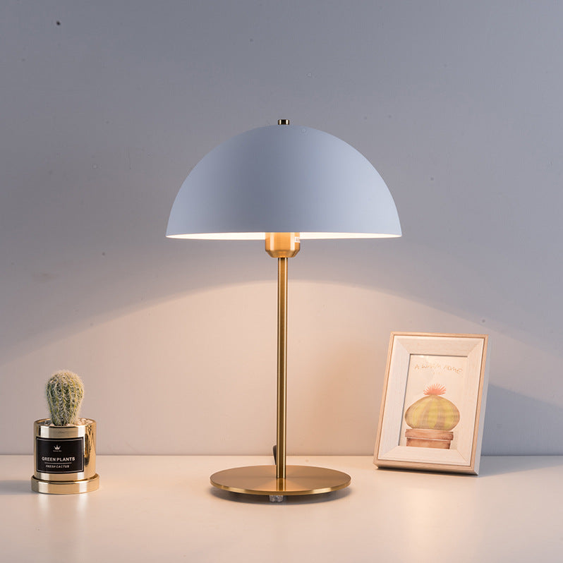Modern Bedside Lamp Mushroom Bedroom | E27, 31-40W, Metal, AC 90-260V | Decorative Table Lamp for Bedroom