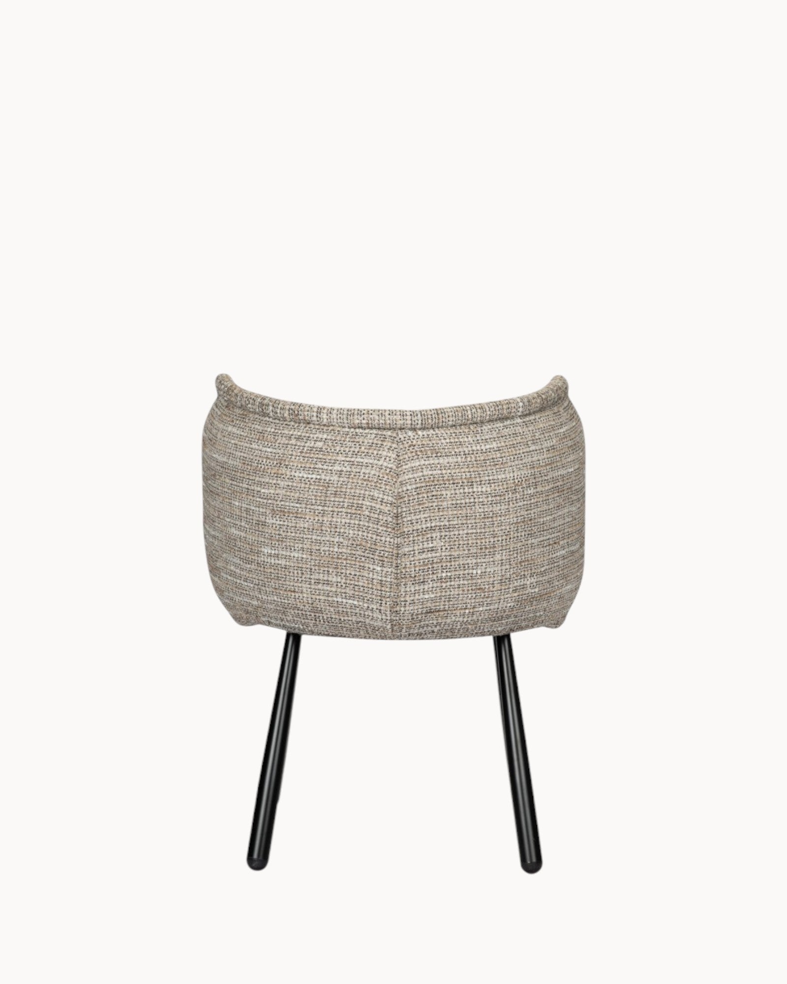 Coco Armchair - Ergonomic, 78.5 CM High, Black Steel Frame