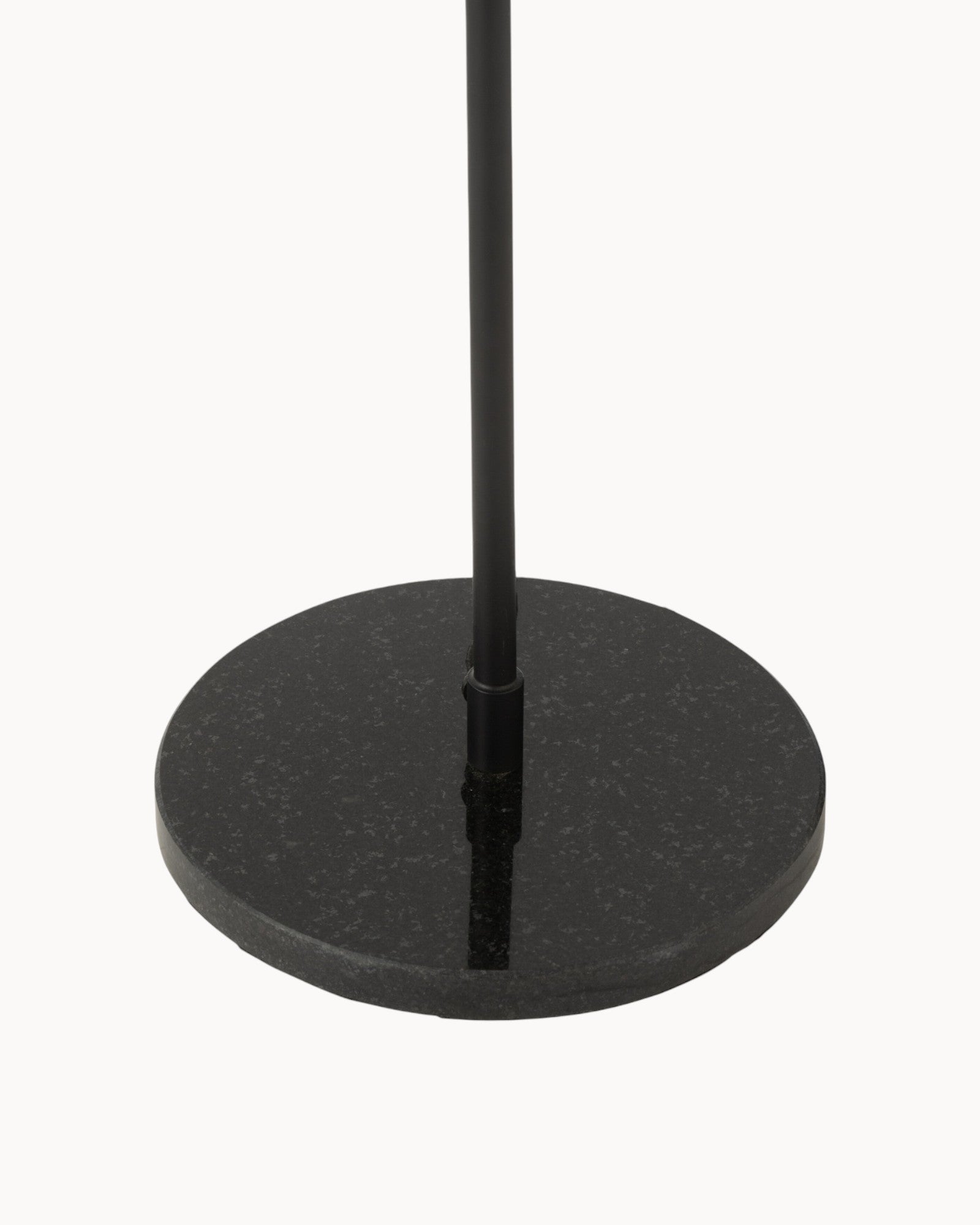 Table Lamp - Modern Black - Metal with Marble Base - E27 Socket