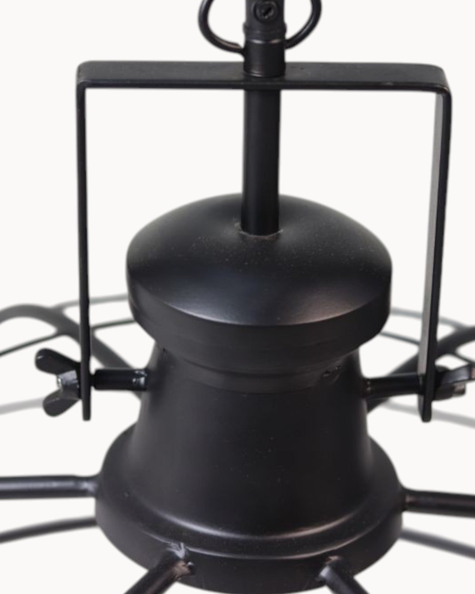 HSM Collection - Hanging Lamp - Black Metal - Ø60cm - E27 Socket