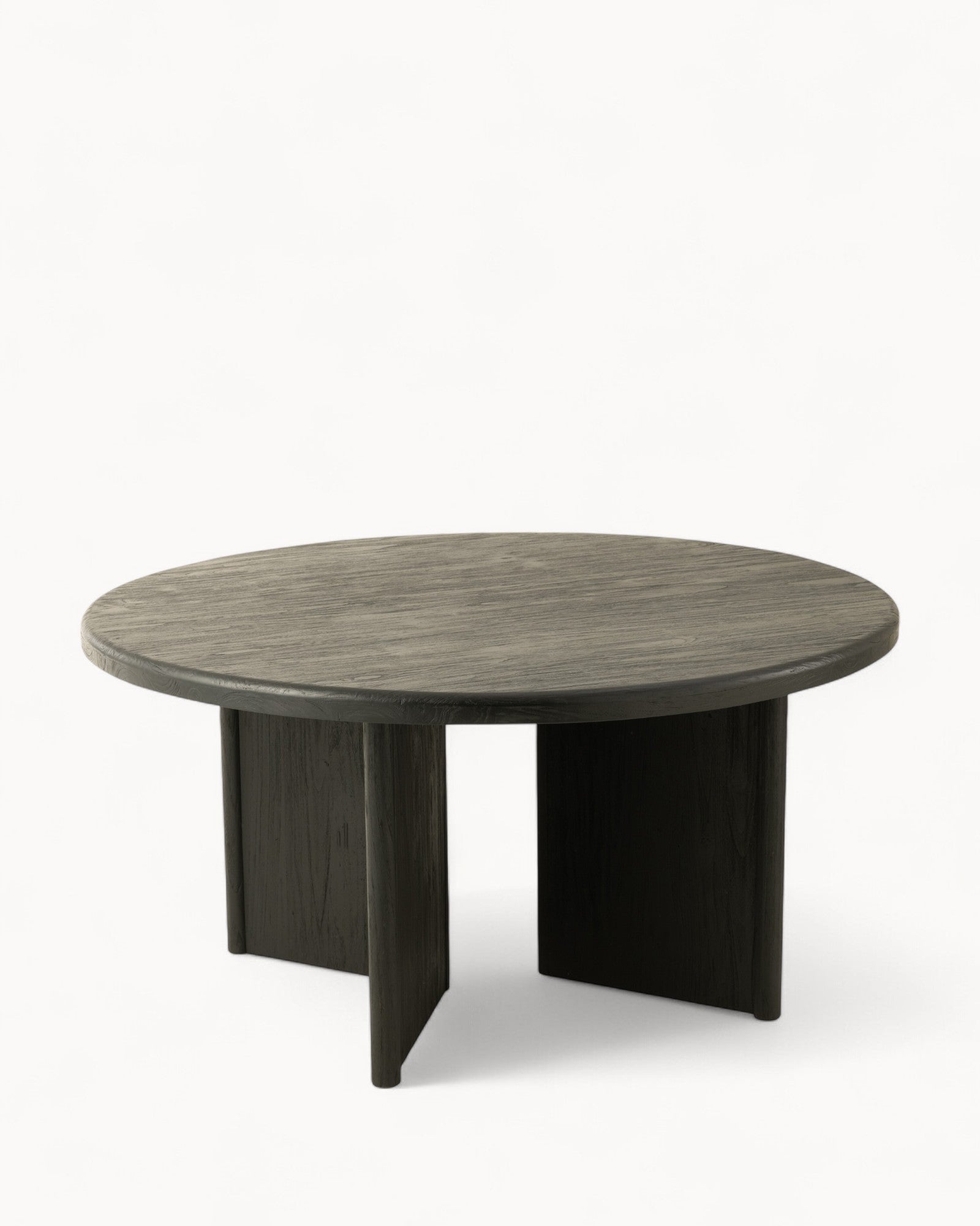J-Line - Dining Table Round - Teak Black - 150 cm - Modern and Robust