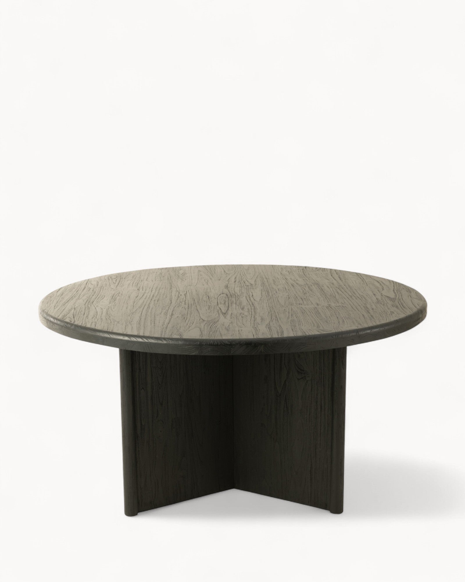J-Line - Dining Table Round - Teak Black - 150 cm - Modern and Robust