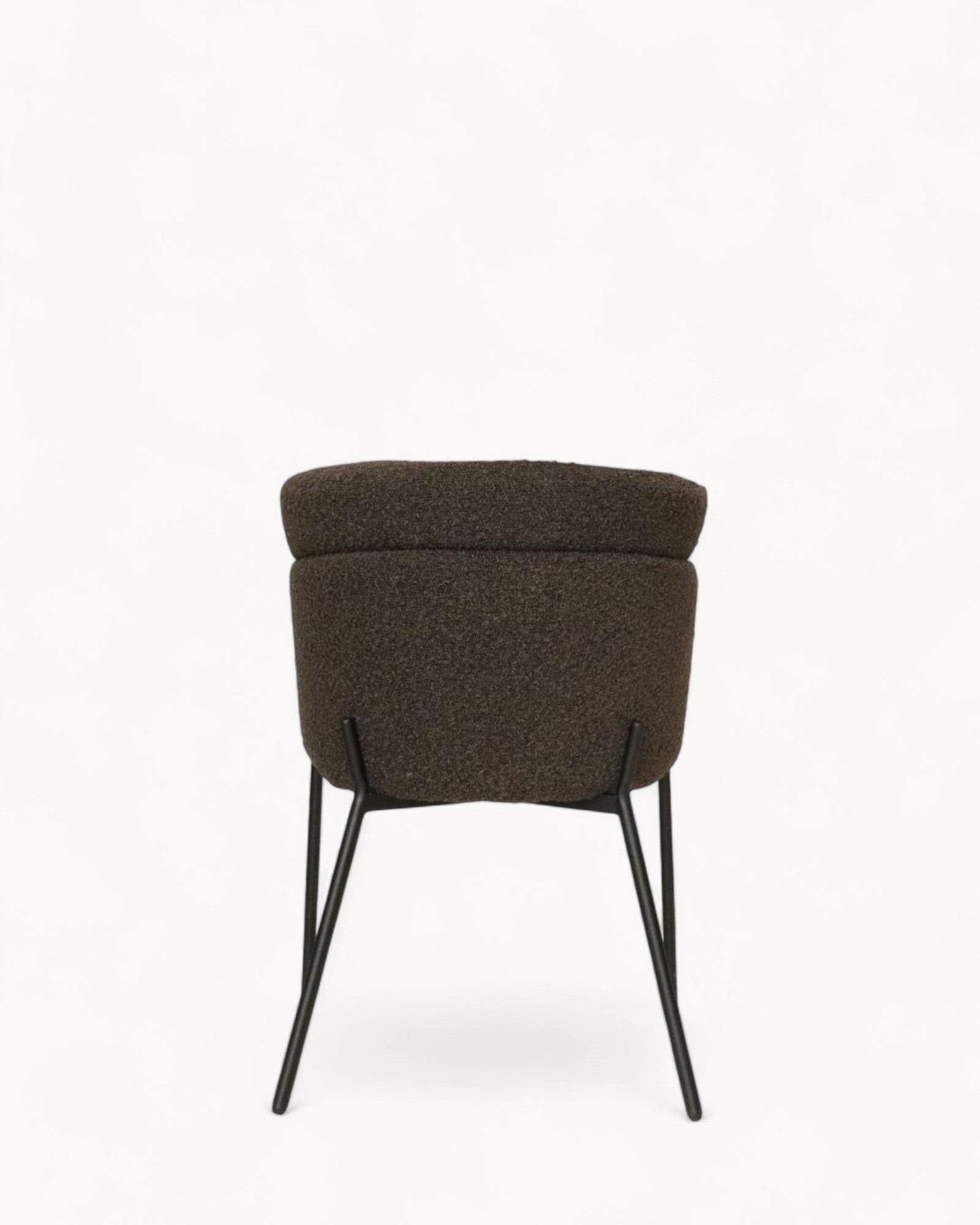 HSM Collection - Luca Dining Chair Set of 2 - Teddy Bouclé Espresso