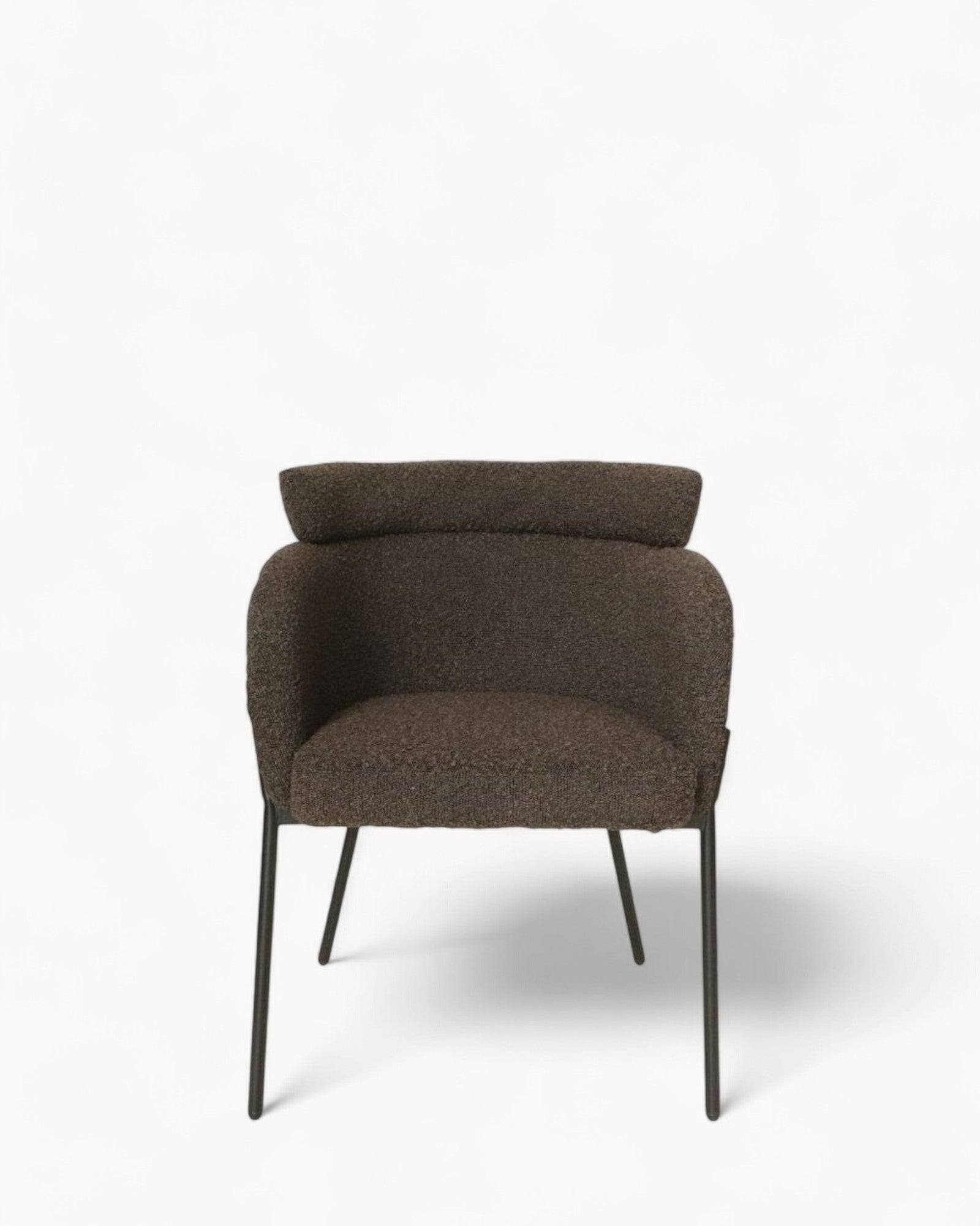 HSM Collection - Luca Dining Chair Set of 2 - Teddy Bouclé Espresso