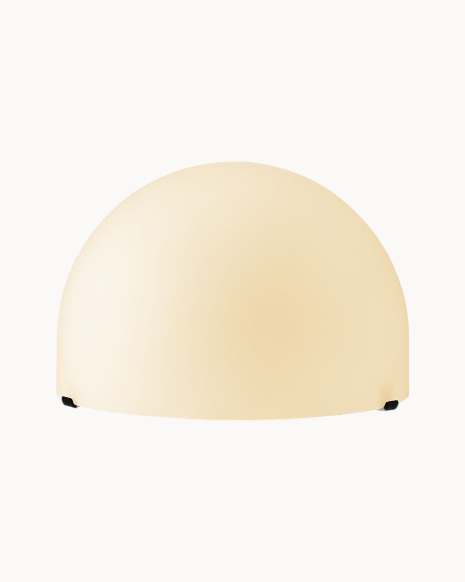 Home Sweet Home Mushroom Table Lamp - White - Glass & Wood - 23x23x28 cm