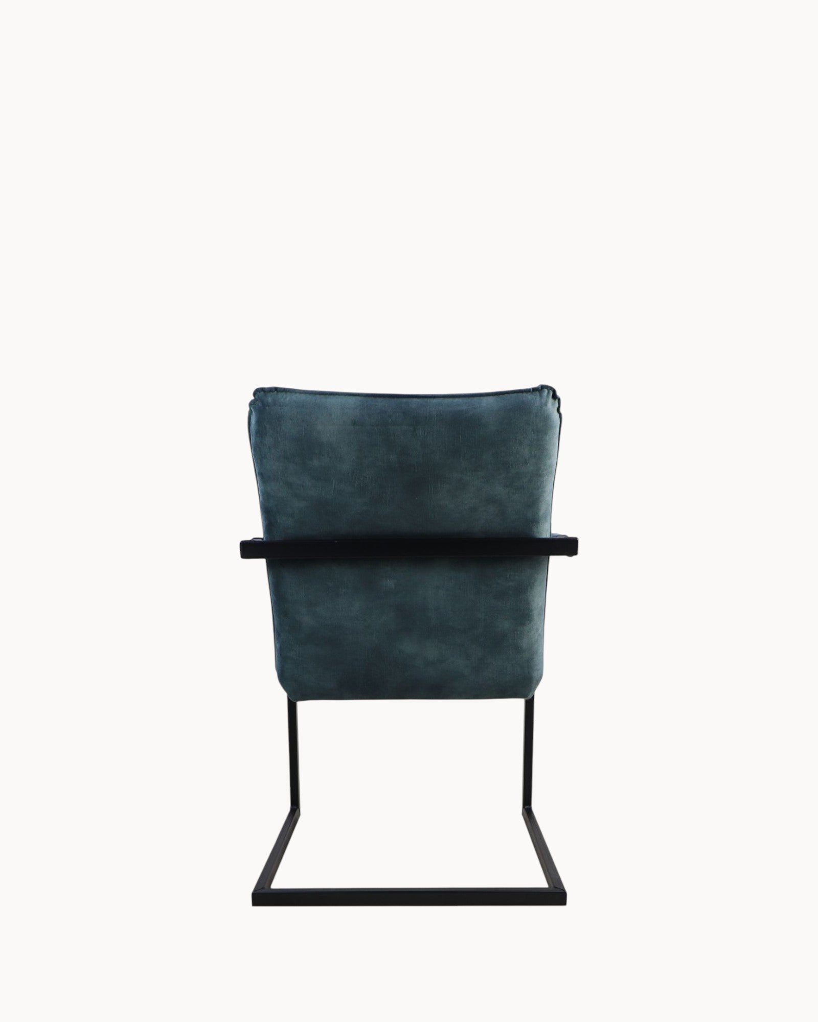 HSM Collection Dining Chairs Set of 2 - Blue Velvet - Black legs