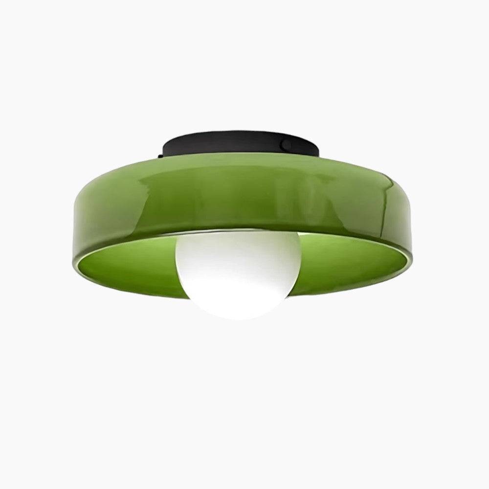 Modern Ceiling Light, Amber Glass, G9 LED, 25/35 cm, 220–240V