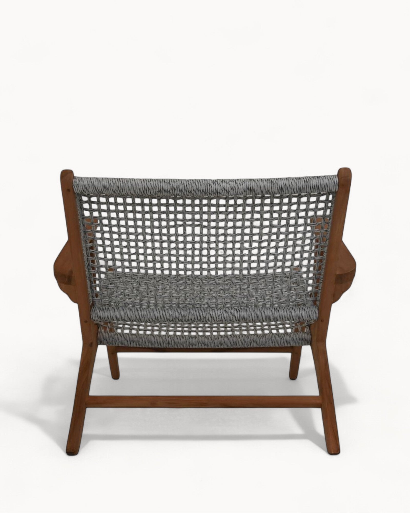 HSM Collection - Rio Lounge Garden Chair - Teak/Banana Leaf, 67 cm