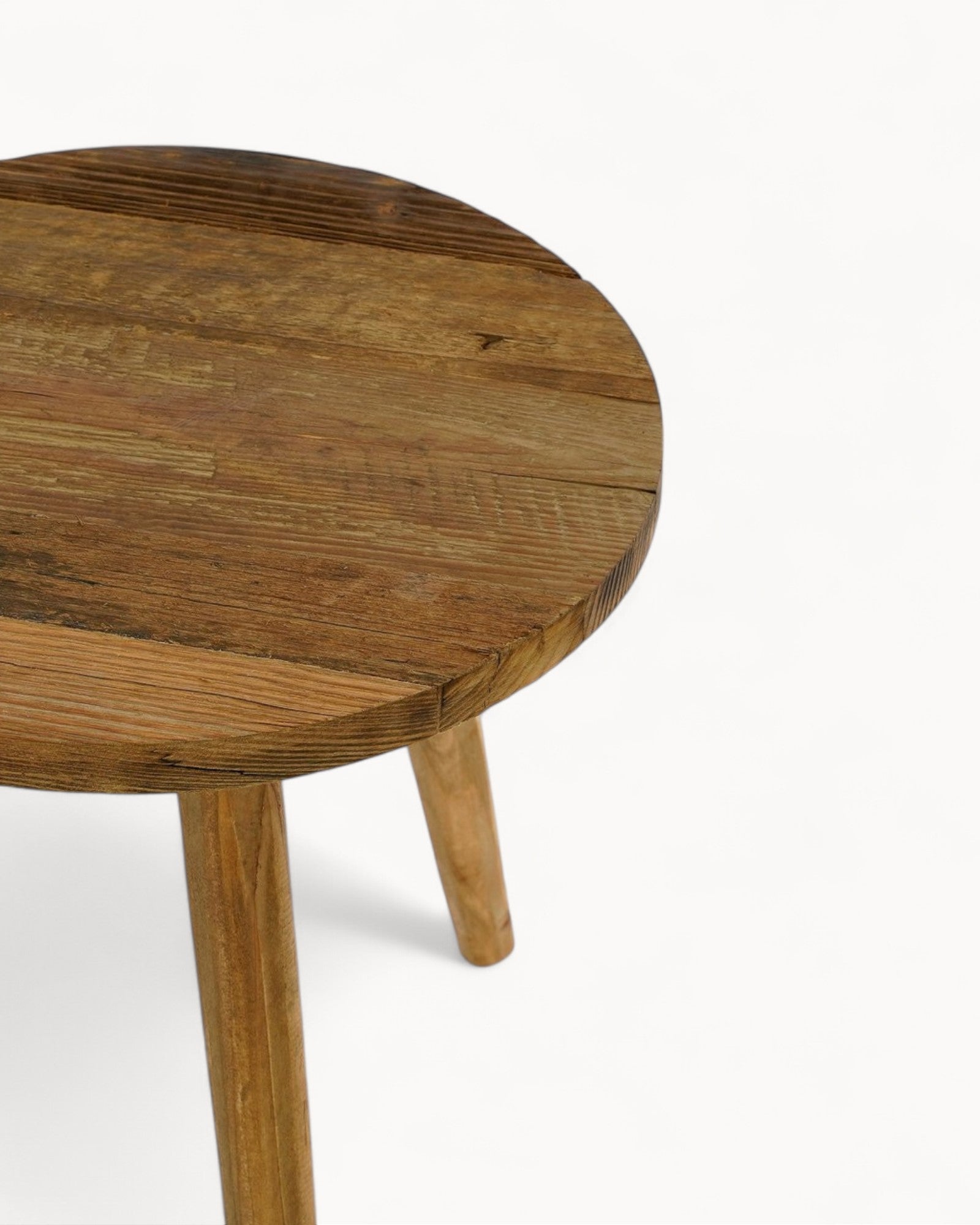 Wooden Side Table – Round Ø33 cm – Brown – Natural design – Ø33 cm