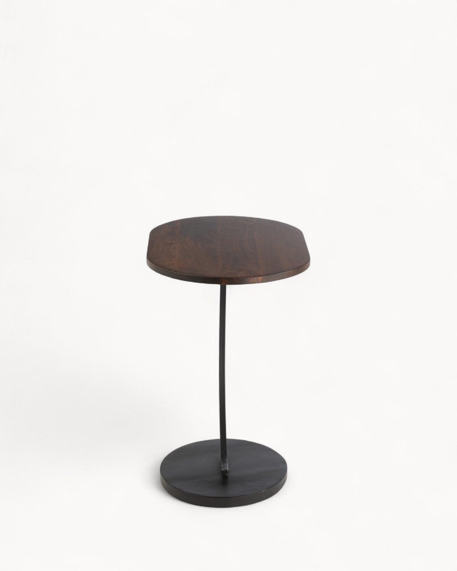 J-Line - Side Table - Industrial Black Iron & Mango Wood - 50x35x59 cm