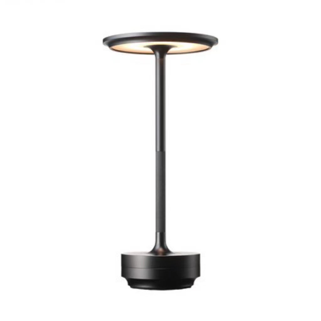 Draagbare aluminium sfeerlamp in industriële touch-design