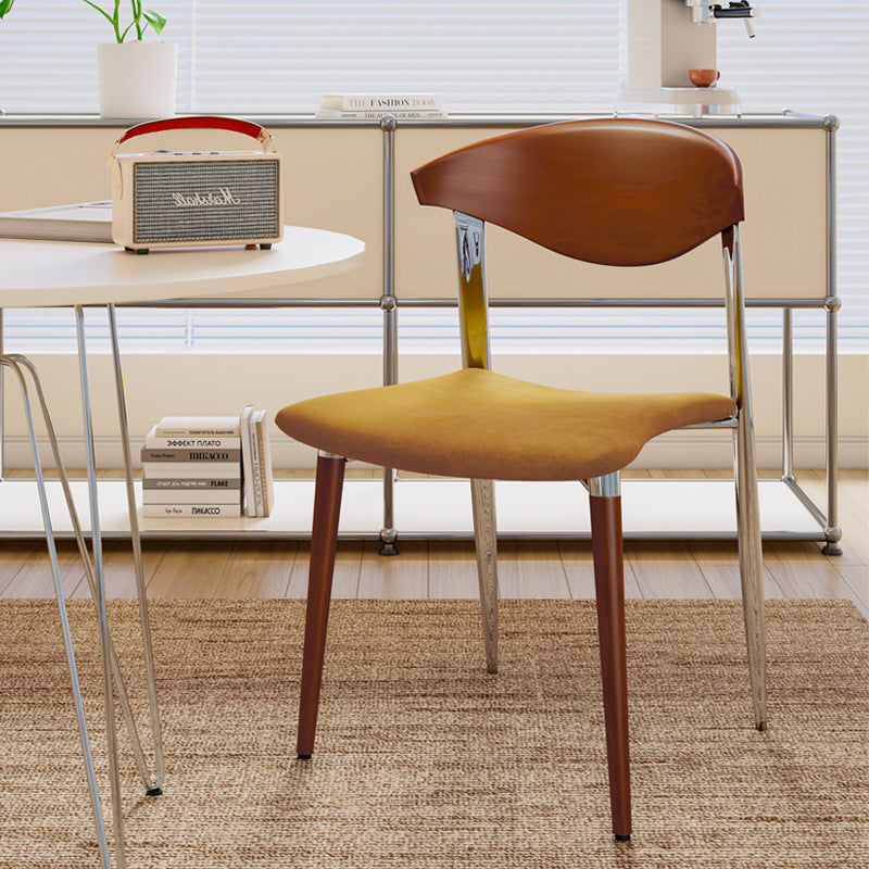 Mid-Century Modern Massief Houten Eetkamerstoel