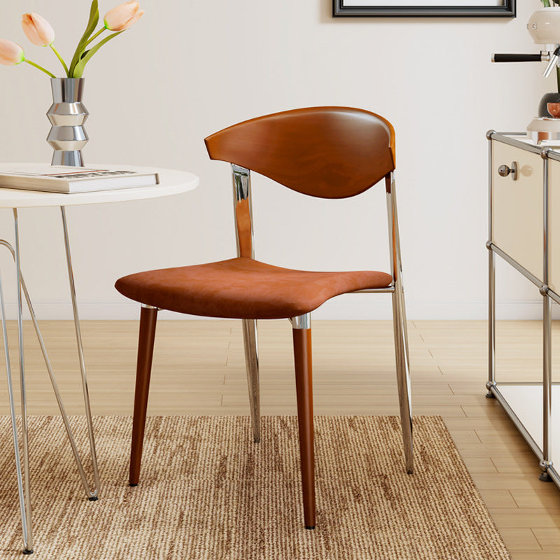 Mid-Century Modern Massief Houten Eetkamerstoel