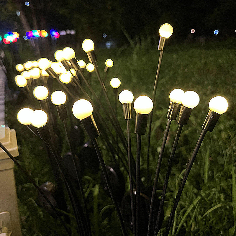 Zonne-tuinlampen die bewegen als vuurvliegjes