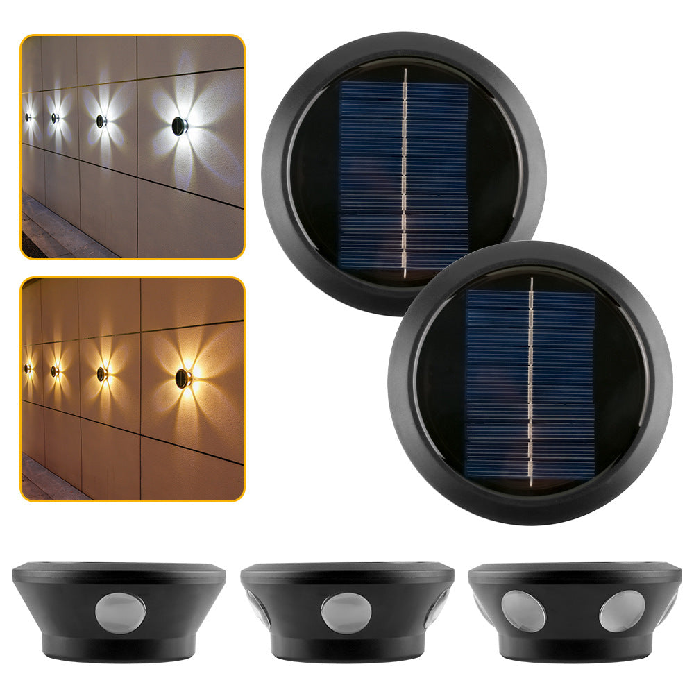 Solar-Powered Outdoor Wall Light
