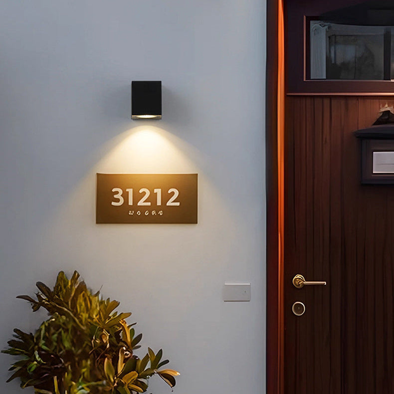 Moderne LED-wandlamp voor binnen en buiten