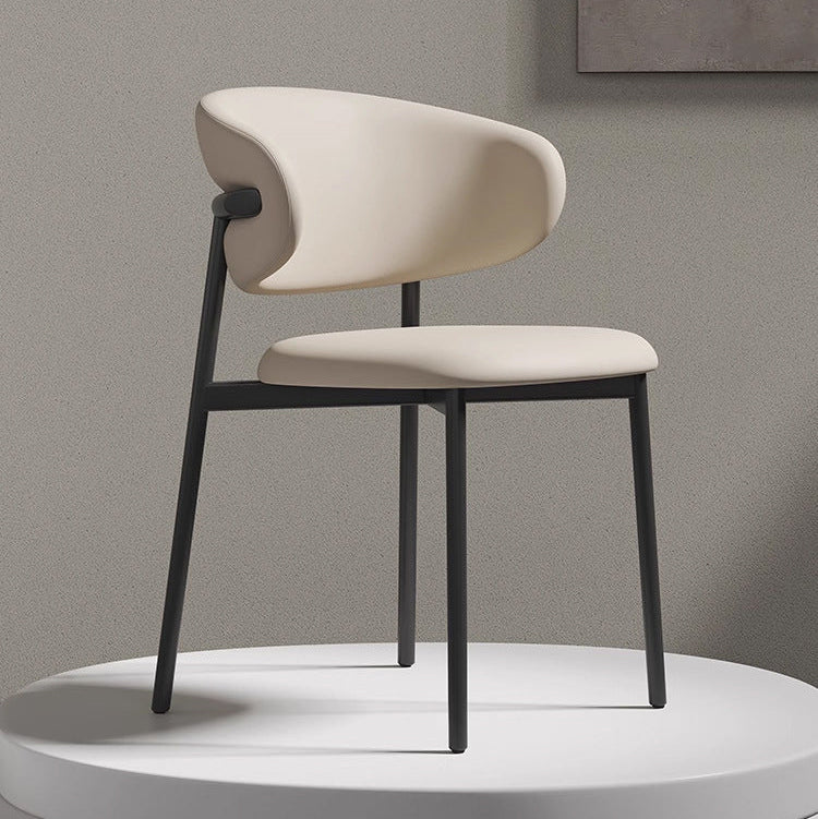Minimalistischer Premium Esszimmerstuhl mit Rückenlehne