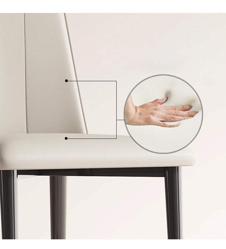 Moderner Esszimmerstuhl im italienischen Stil – Gepolsterter Designer Stuhl