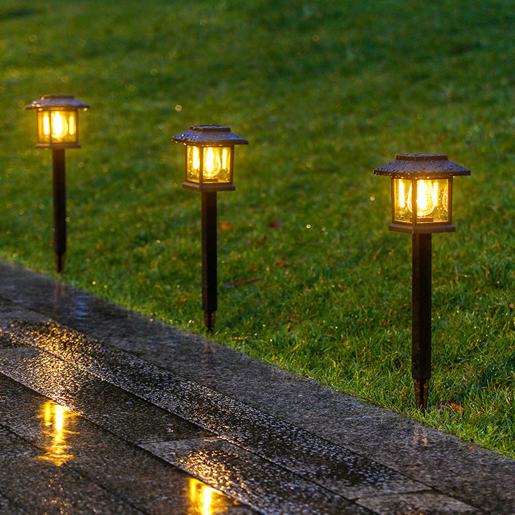 Vintage Solar Tuinlamp – LED Buitenverlichting met Grondpin