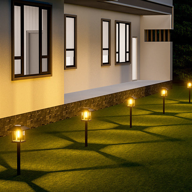 Vintage Solar Garden Light – LED Outdoor Light with Ground Spike