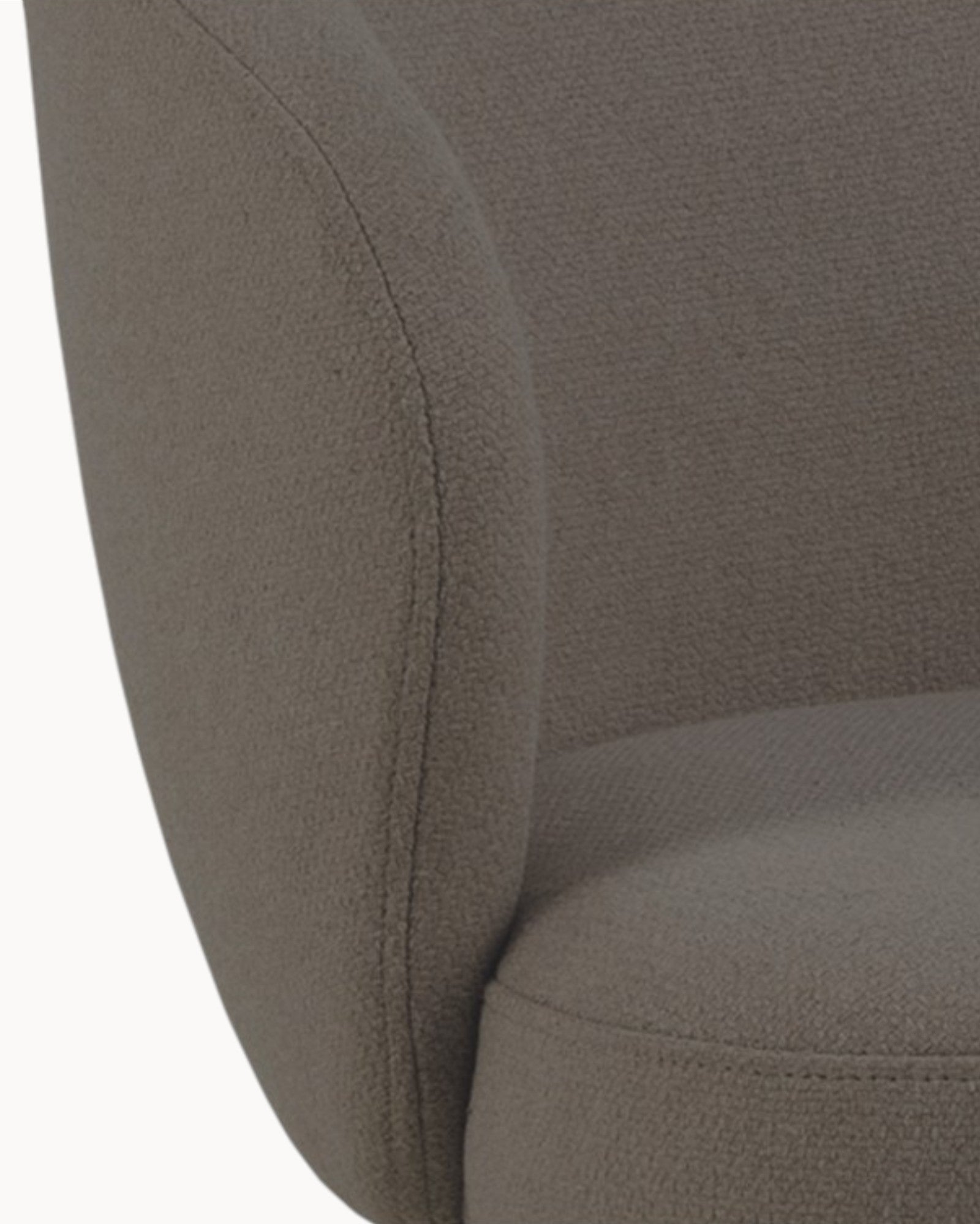Velvo Twist Dining Chair - Swivel - Anthracite Fabric - Metal Frame