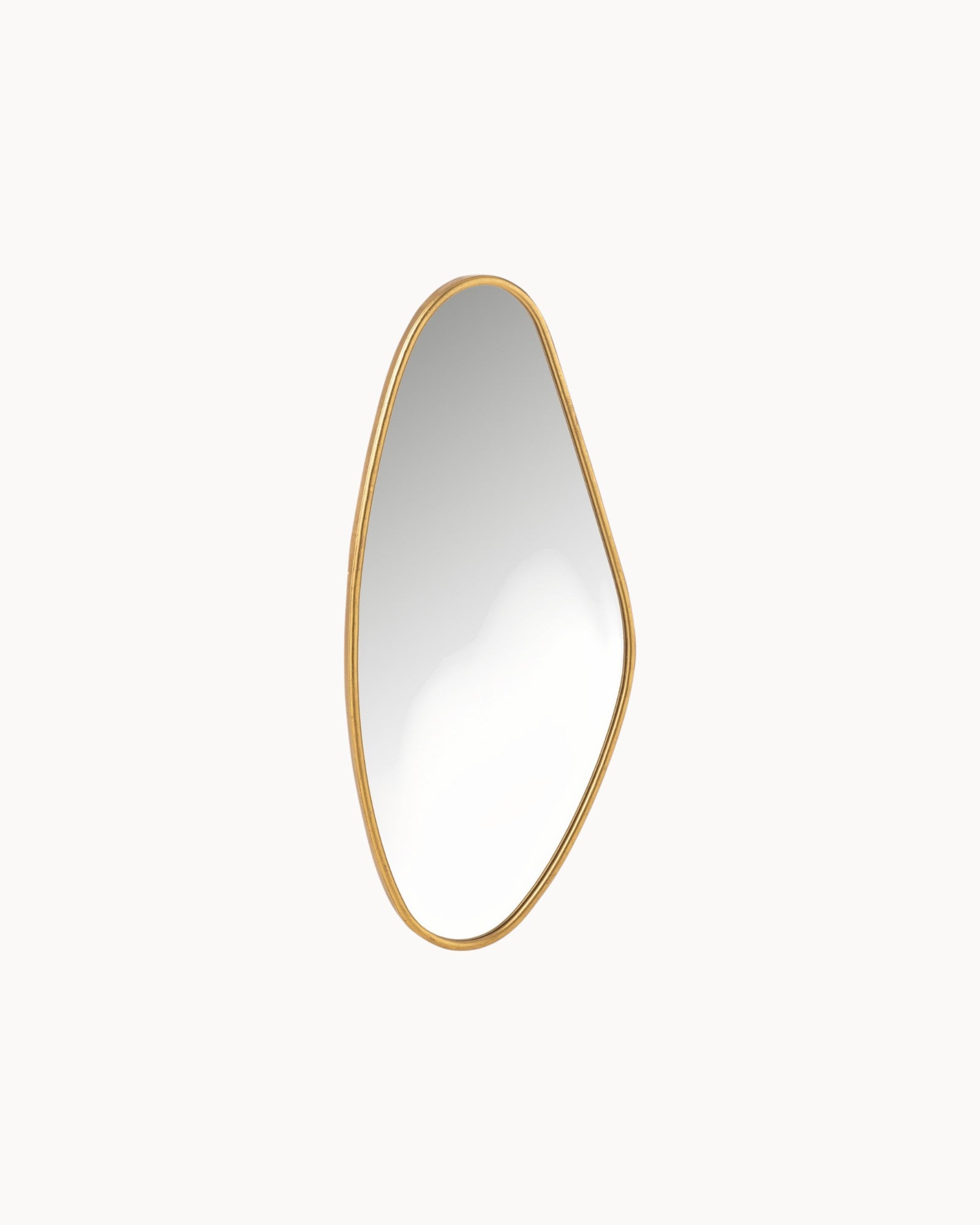 J-Line - Decorative Wall Mirror - Abstract Gold - MDF & Glass - 73x33cm