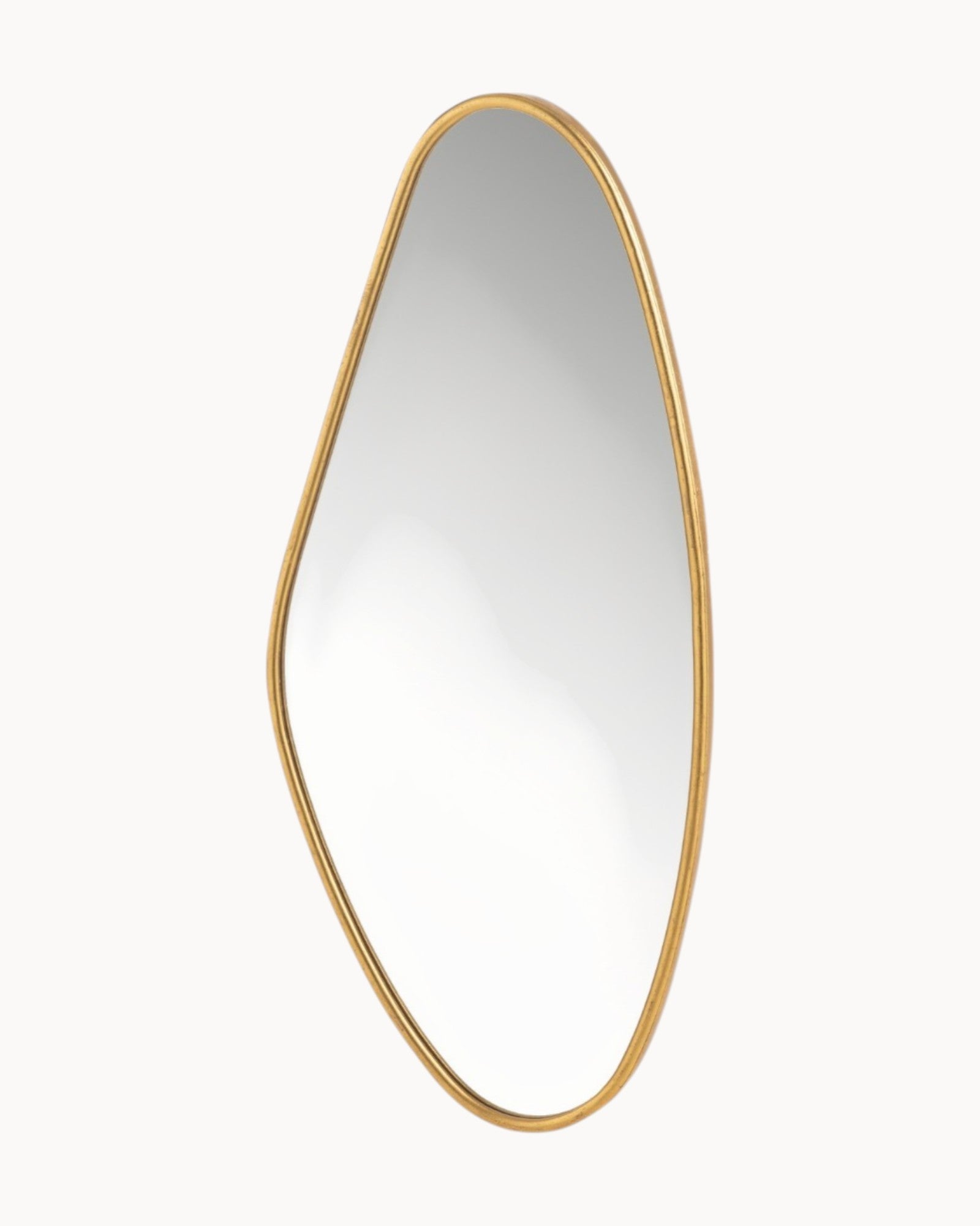 J-Line - Decorative Wall Mirror - Abstract Gold - MDF & Glass - 73x33cm