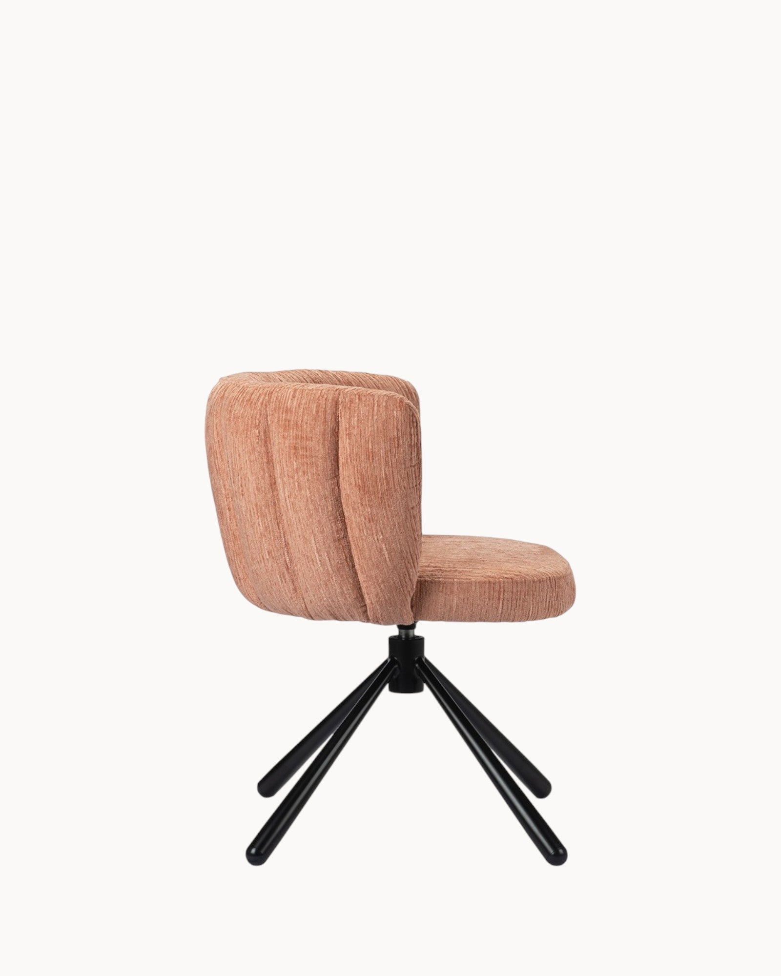 Pole to Pole - Shell Rotating Chair Orange / Black - Ergonomic Swivel Chair