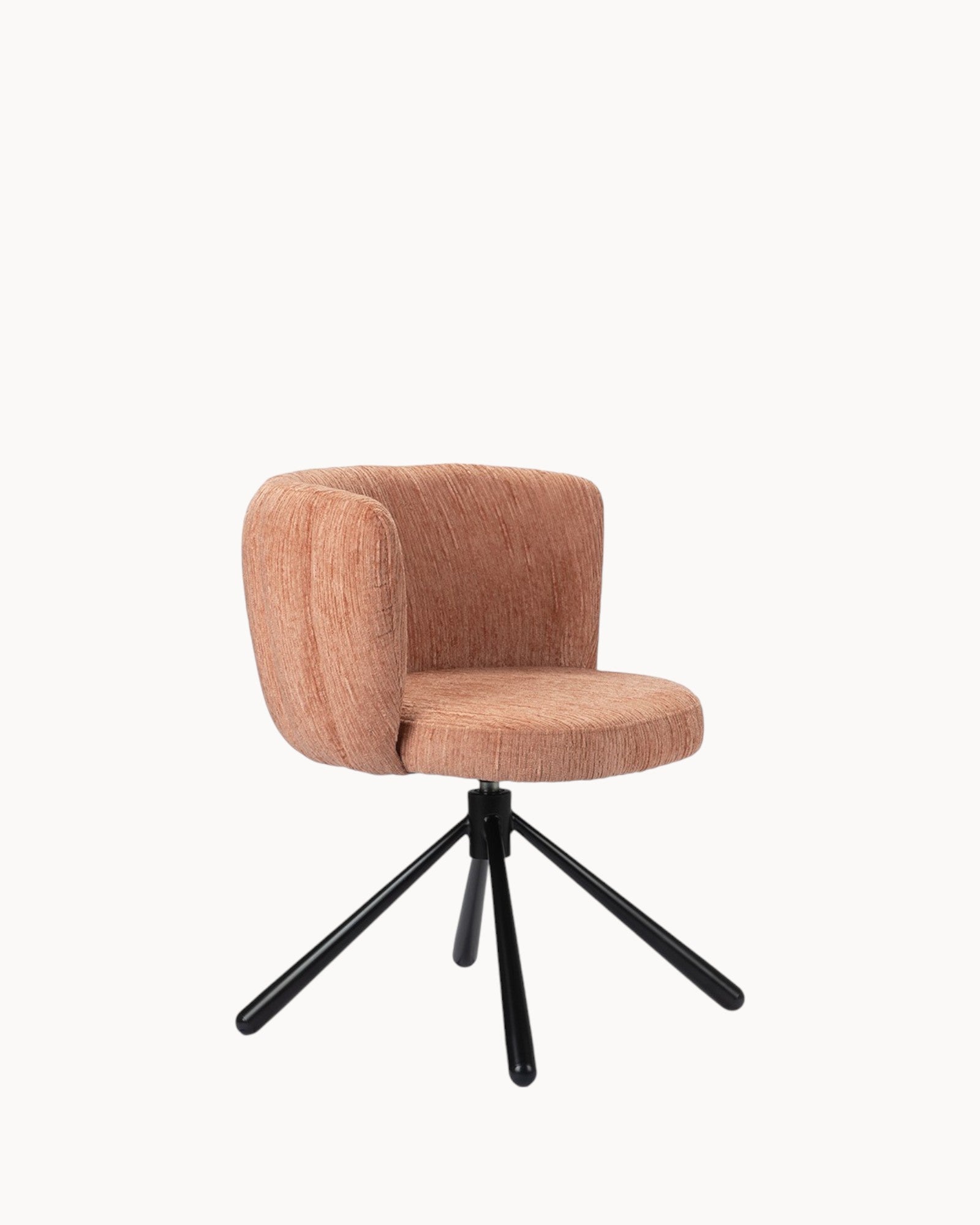 Pole to Pole - Shell Rotating Chair Orange / Black - Ergonomic Swivel Chair