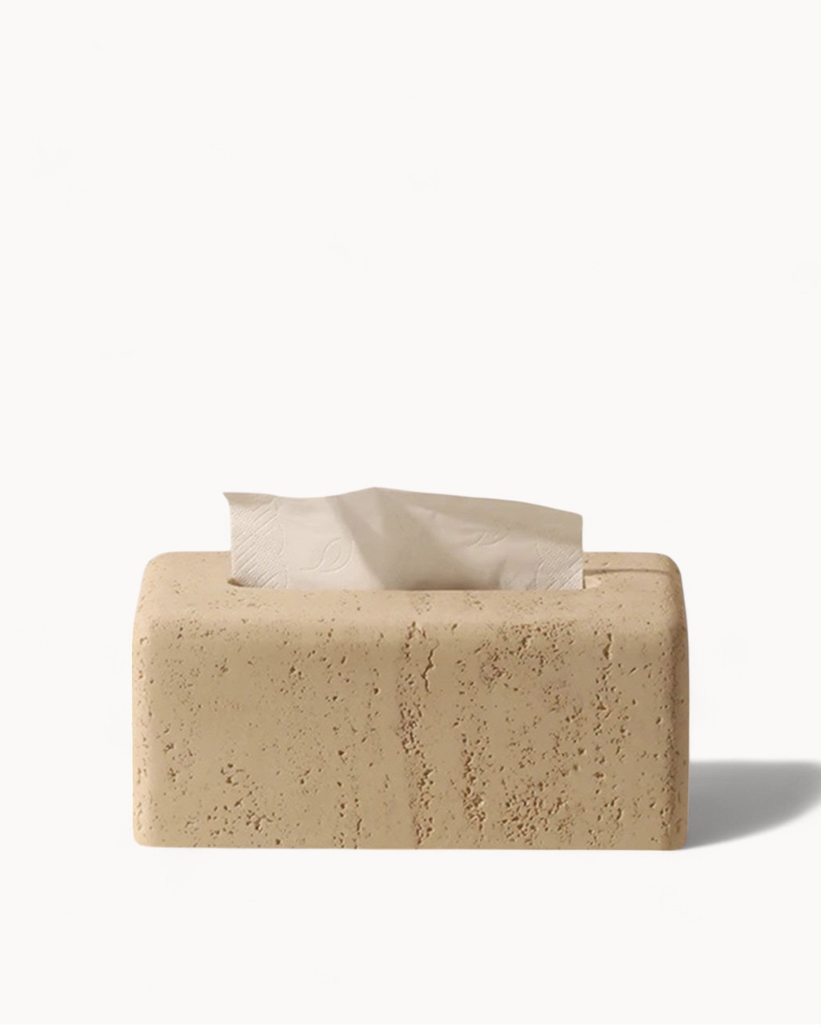 Natural Travertine Tissue Box – Marble Bathroom Accessory, Stone Color Natural Travertine Tissue Box – Marble Bathroom Accessory, Stone Color