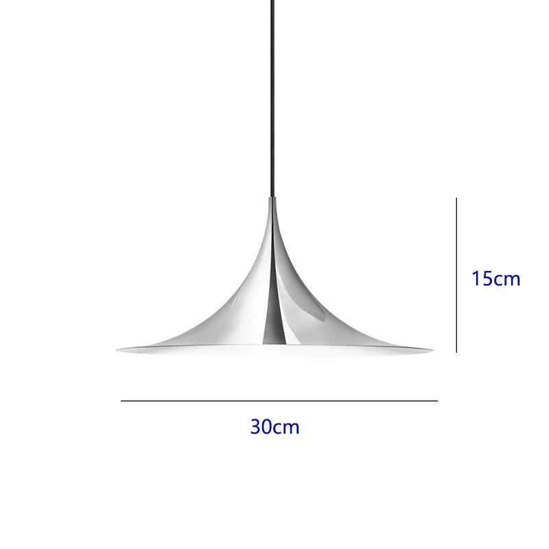 Minimalistische Trompet-Design Hanglamp – Moderne Hanglamp met 3 Lichtkleuren