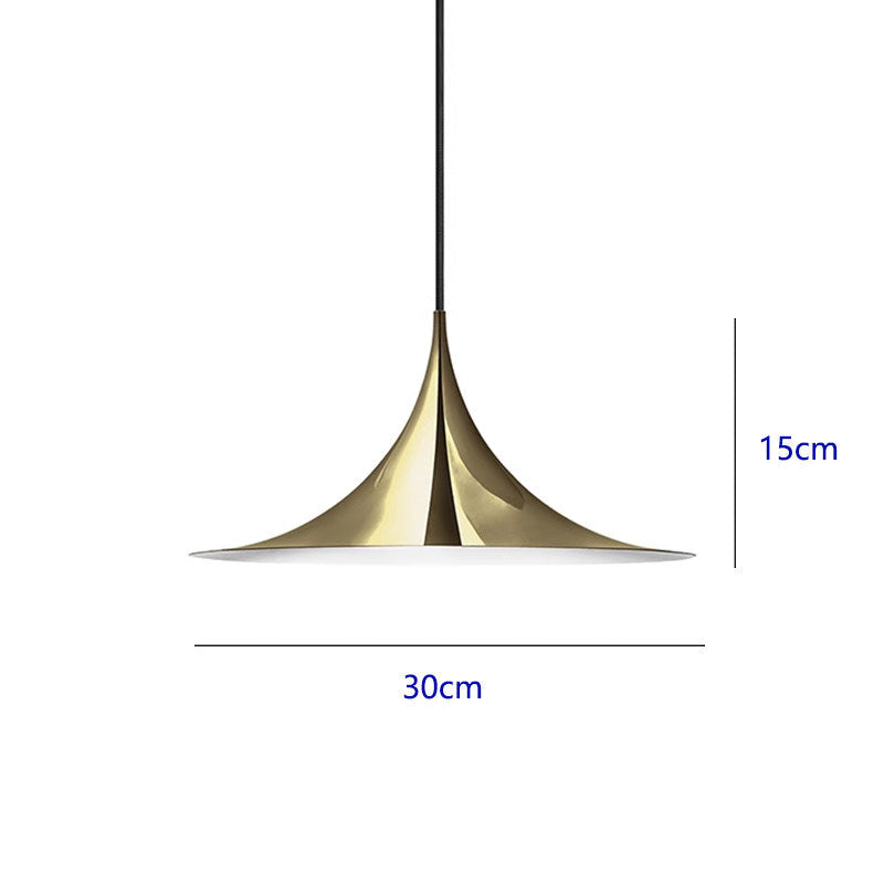 Minimalistische Trompet-Design Hanglamp – Moderne Hanglamp met 3 Lichtkleuren