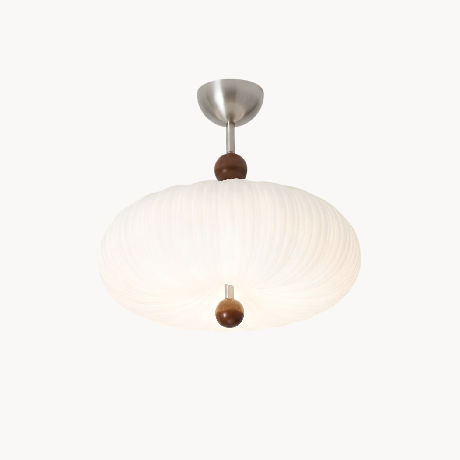 Vintage Bauhaus Modern Cream Ceiling Light