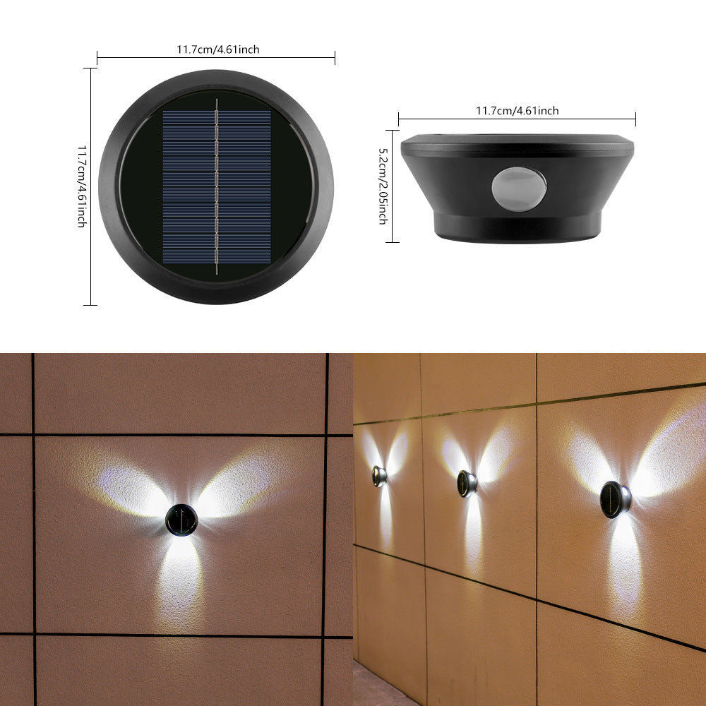 Solar-Powered Outdoor Wall Light
