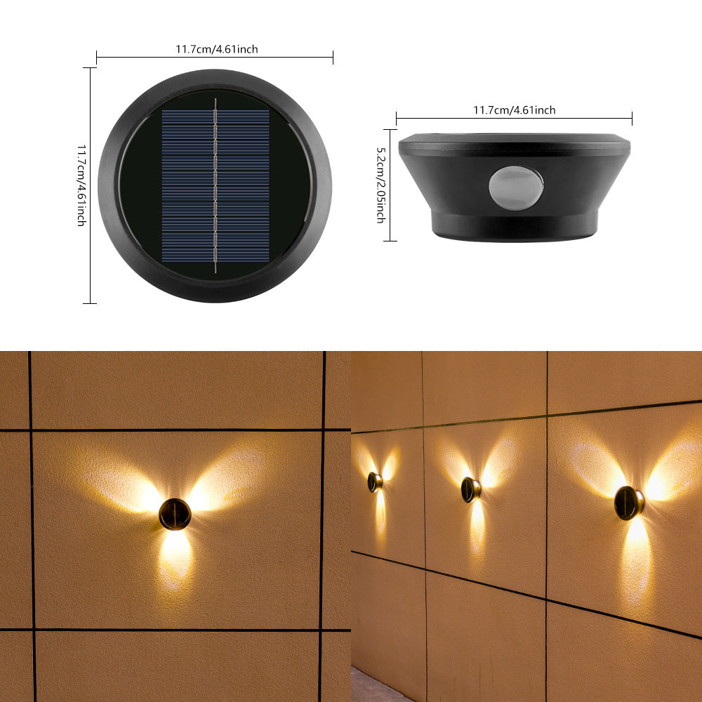 Solar-Powered Outdoor Wall Light