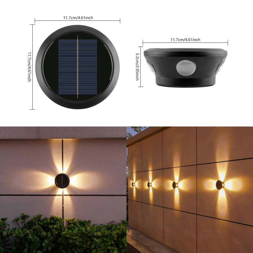 Solar-Powered Outdoor Wall Light
