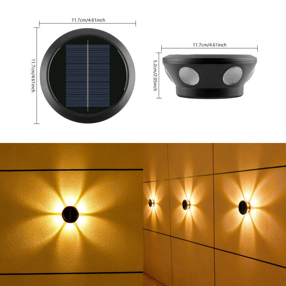 Solar-Powered Outdoor Wall Light