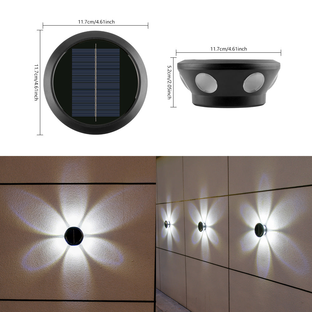 Solar-Powered Outdoor Wall Light