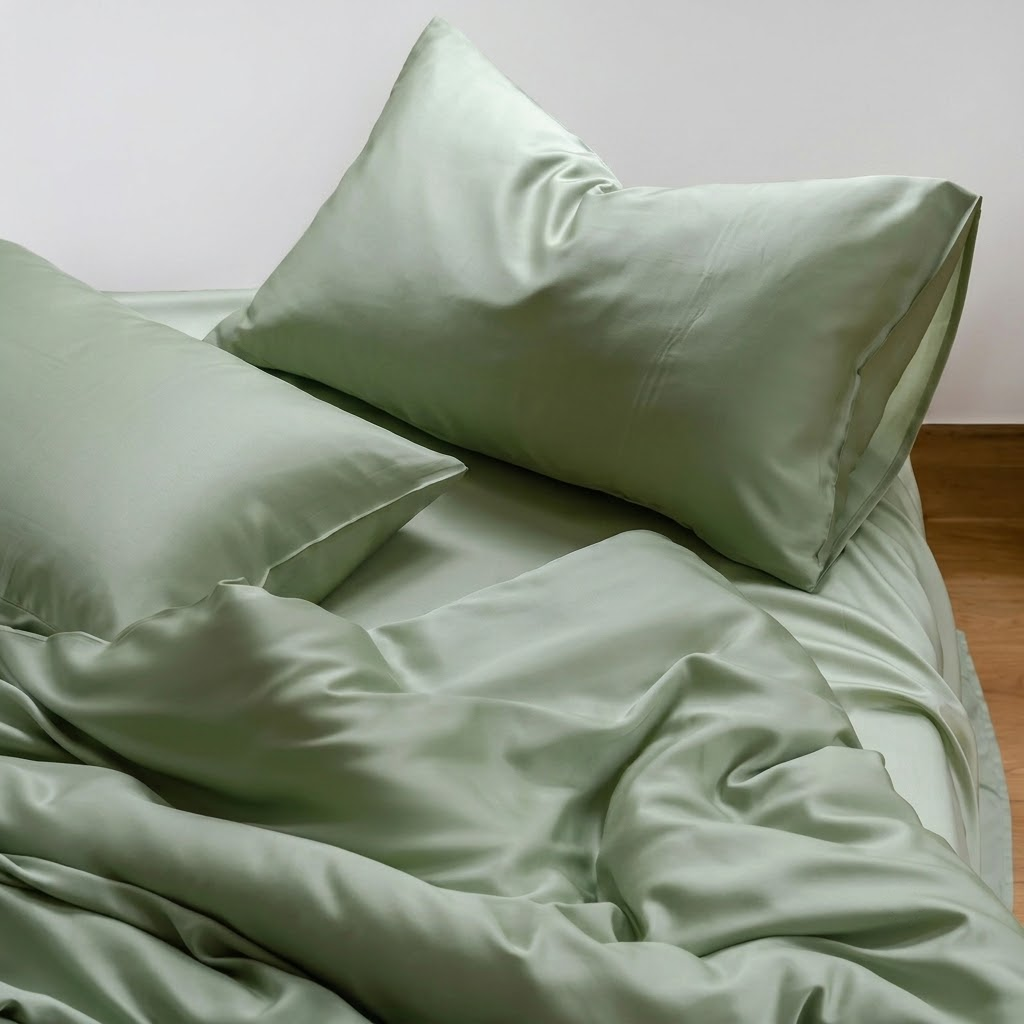 Summer Cooling Silk Bedding Set