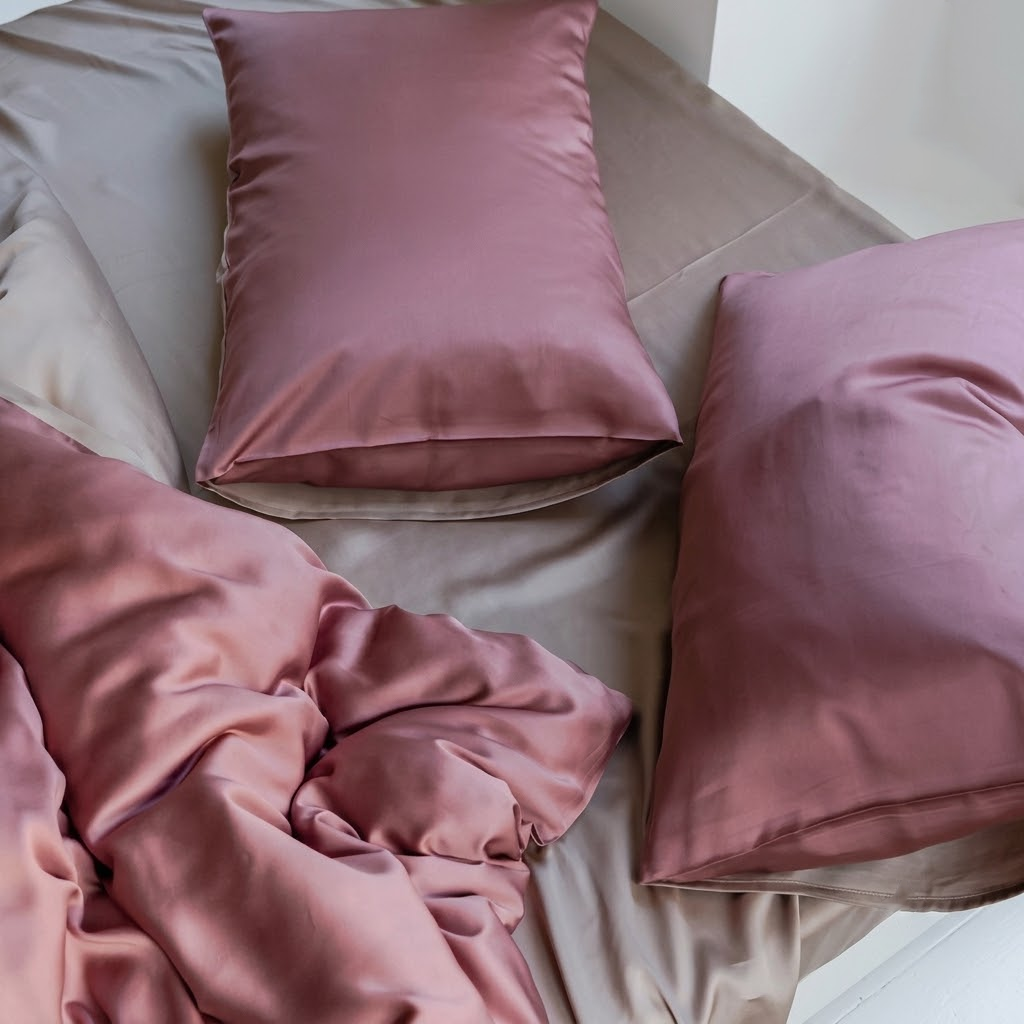 Summer Cooling Silk Bedding Set