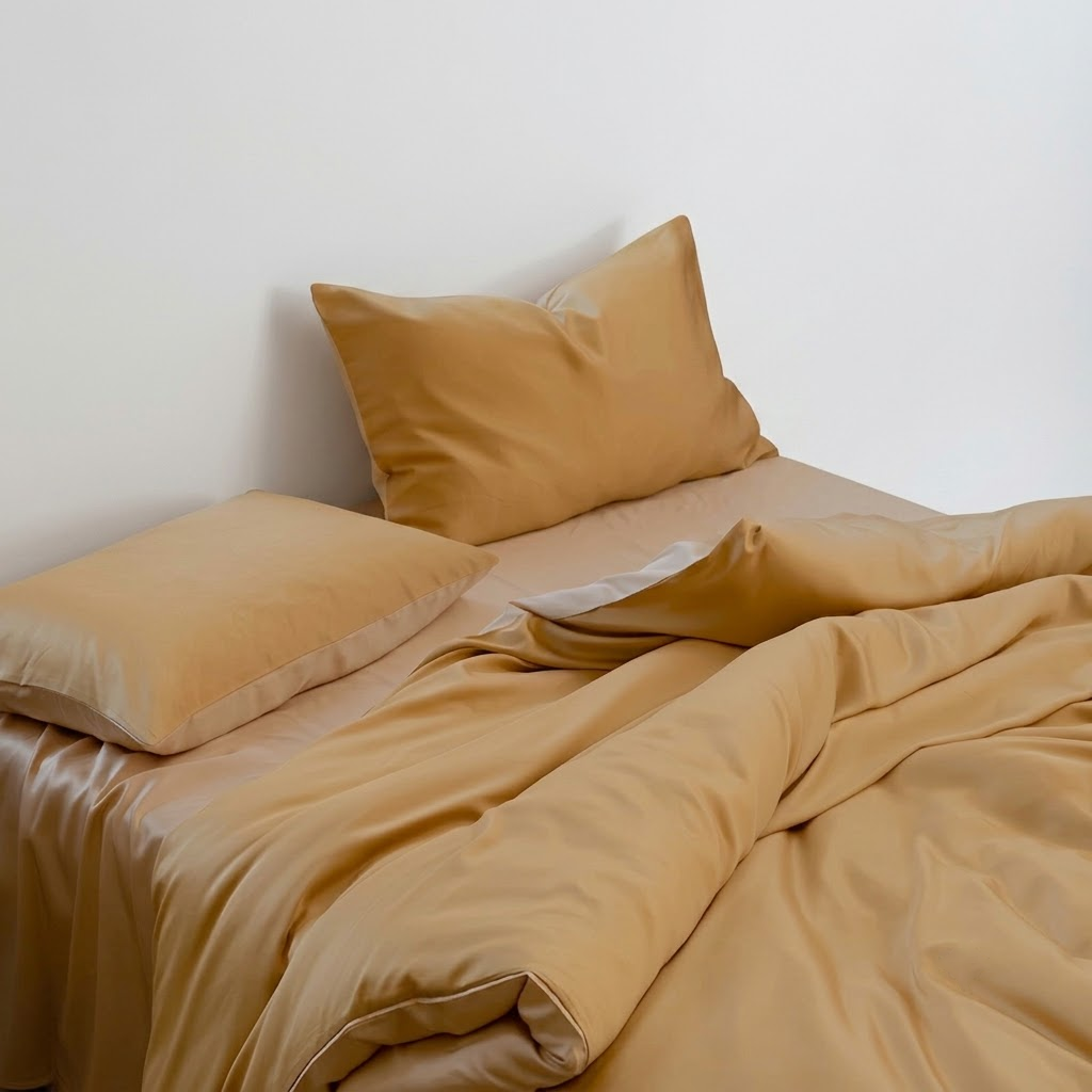 Summer Cooling Silk Bedding Set