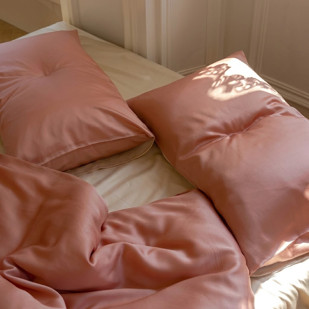 Summer Cooling Silk Bedding Set