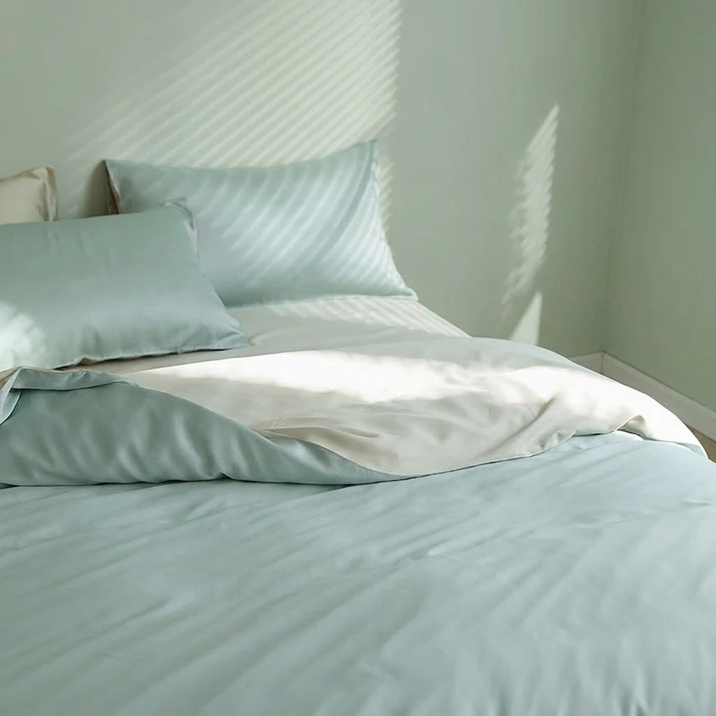 Summer Cooling Silk Bedding Set