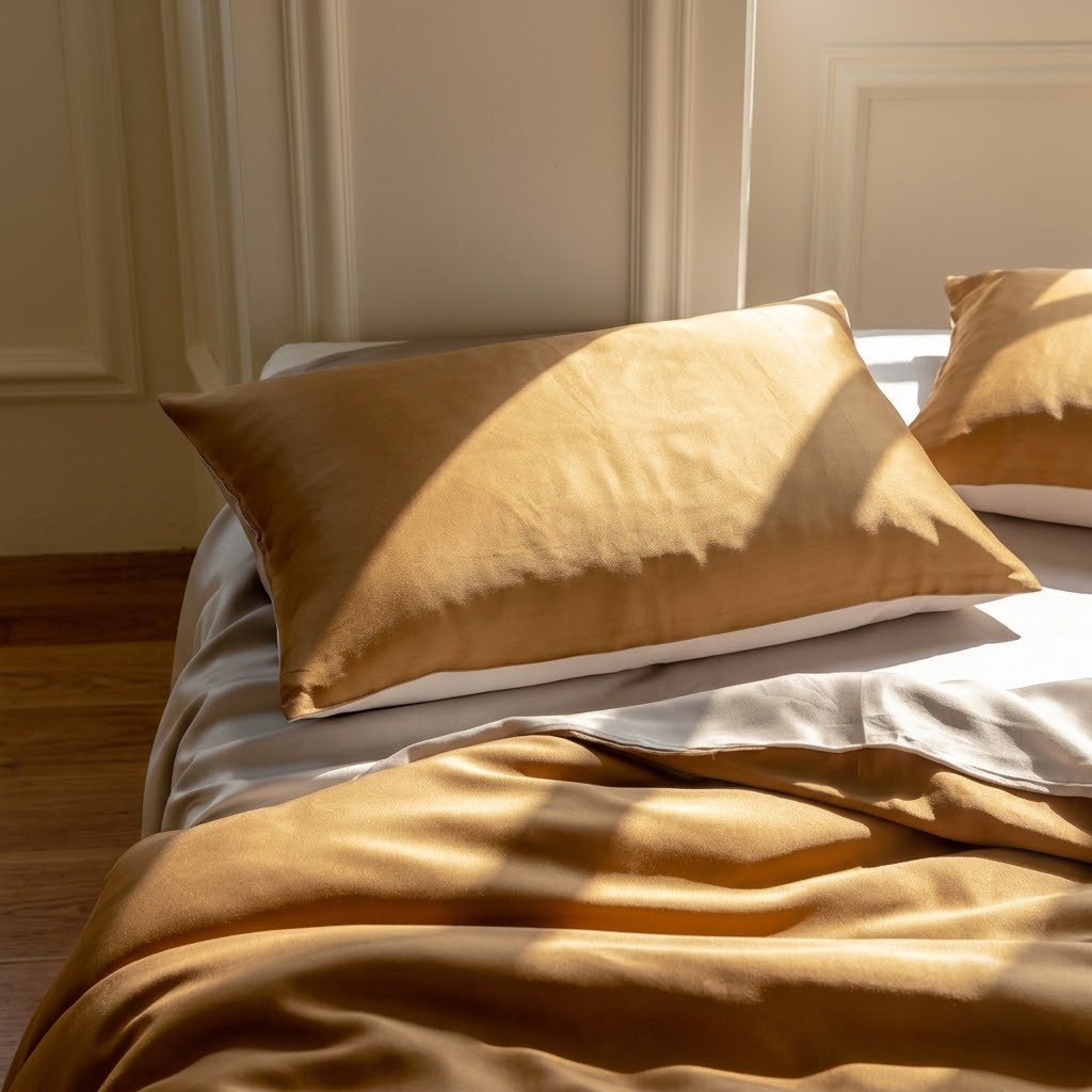 Summer Cooling Silk Bedding Set