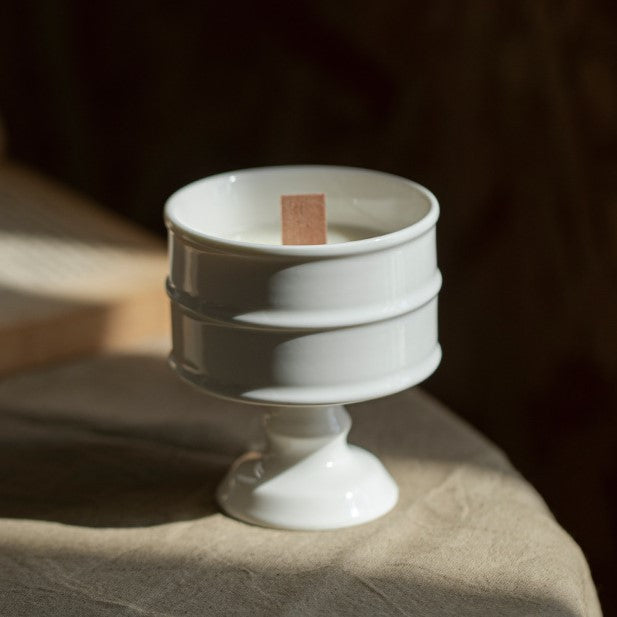 Vintage Keramieken Kandelaar – Elegant Decoratief Object in Retrostijl
