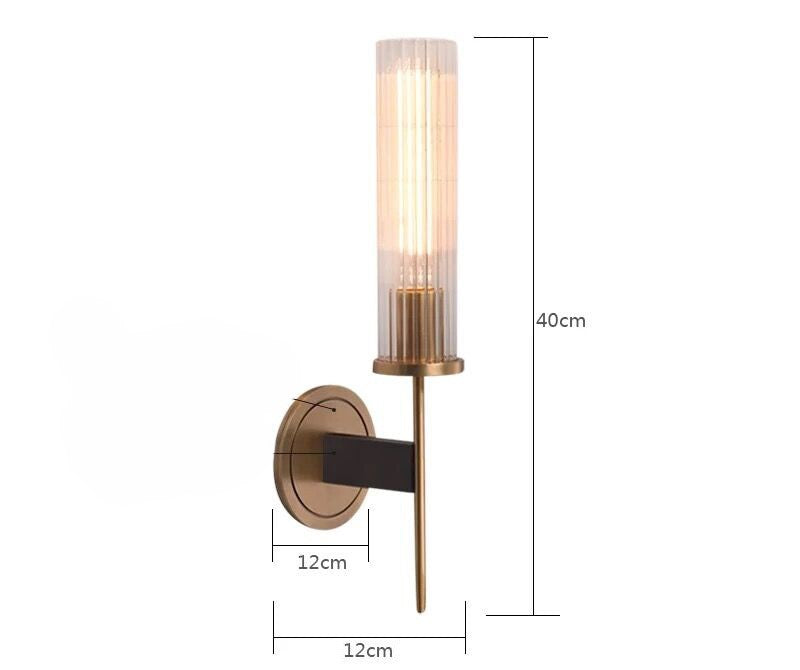 Elegant Minimalist Copper Wall Light