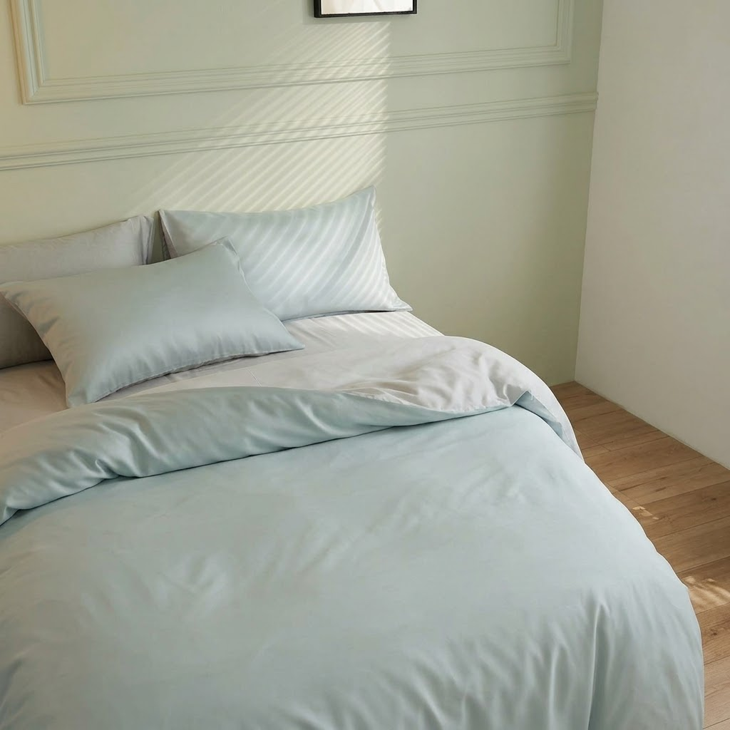 Summer Cooling Silk Bedding Set