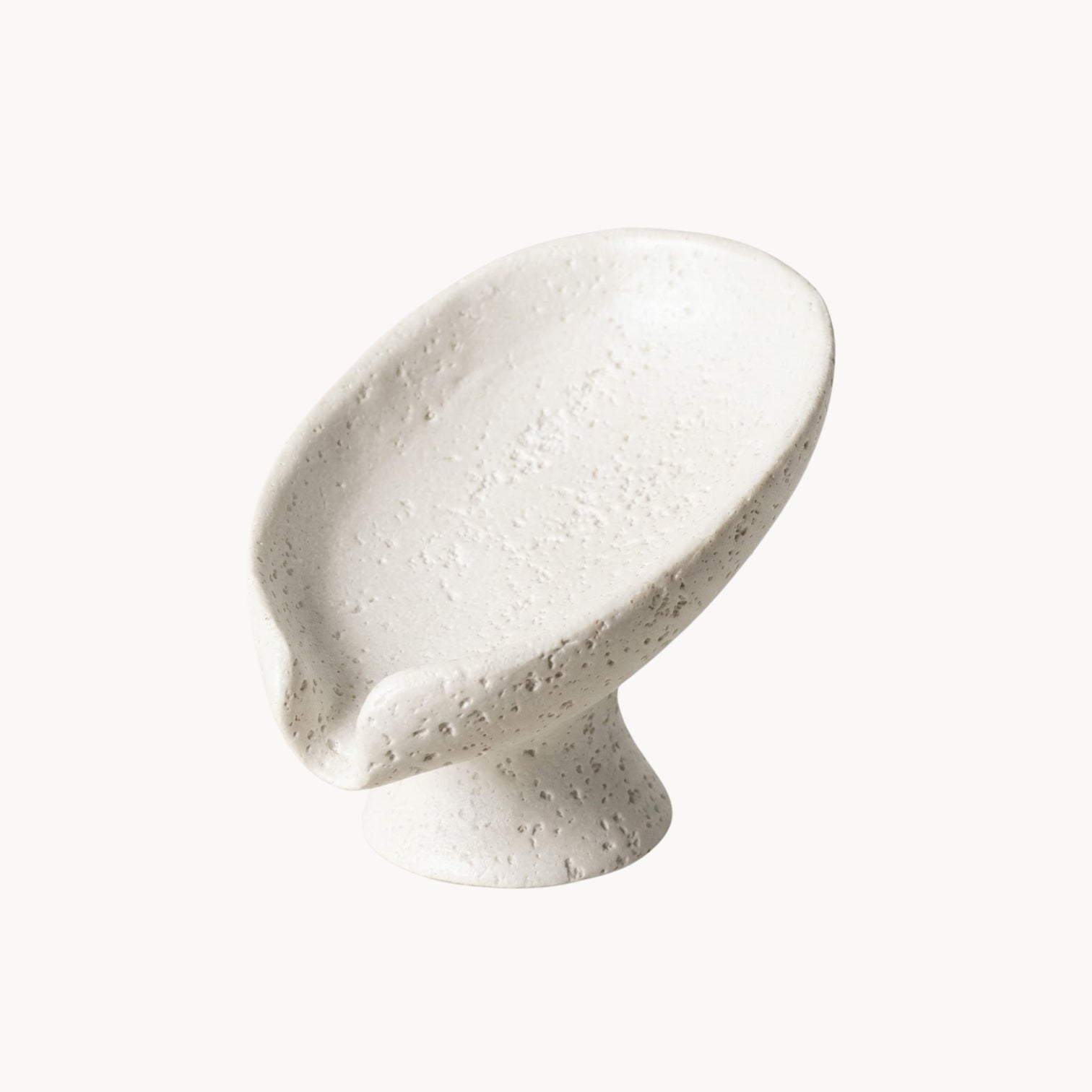 Minimalist Soap Dish in Wabi-Sabi Style – Sculptural Design with Natural Texture